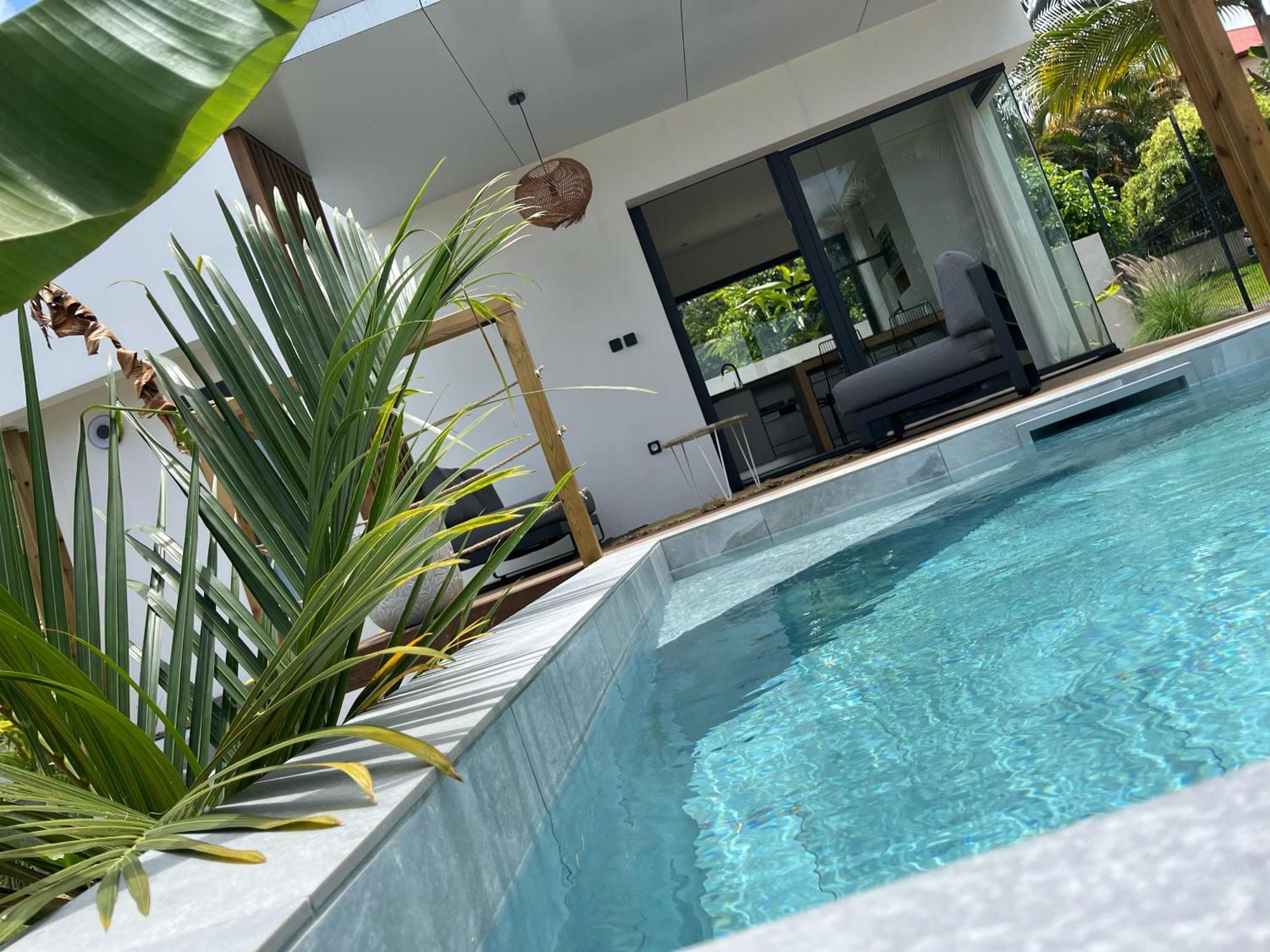 L'Empreinte-Oasis De Serenite Au Coeur D'Un Jardin Tropical Le Tampon Buitenkant foto